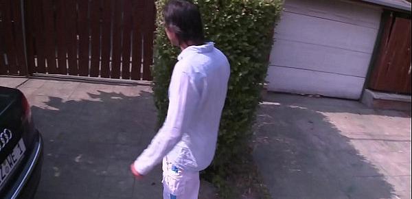 Die Tochter vom Nachbarn geil durchgenommen